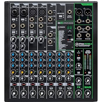 Amazon.com: Mackie PROFX10V3 10 Channel Professional Effects